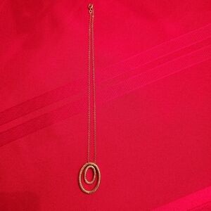 Gold Double Oval Necklace